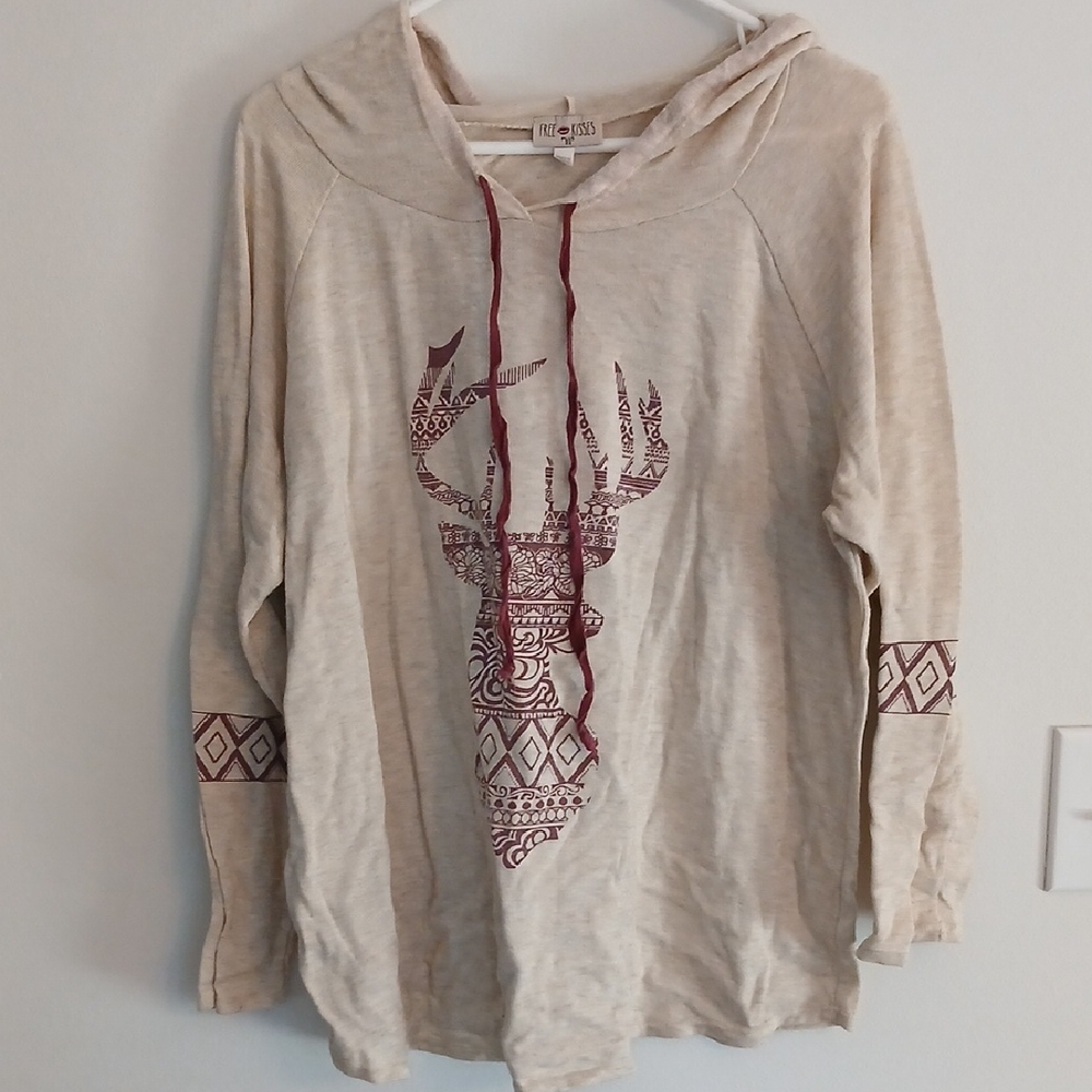 Free Kisses Beige Knit Top